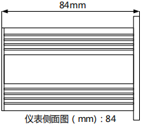 CAZM12顯示控制儀側(cè)視圖