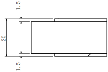 CAZF-3D40三維力傳感器外形尺寸圖2